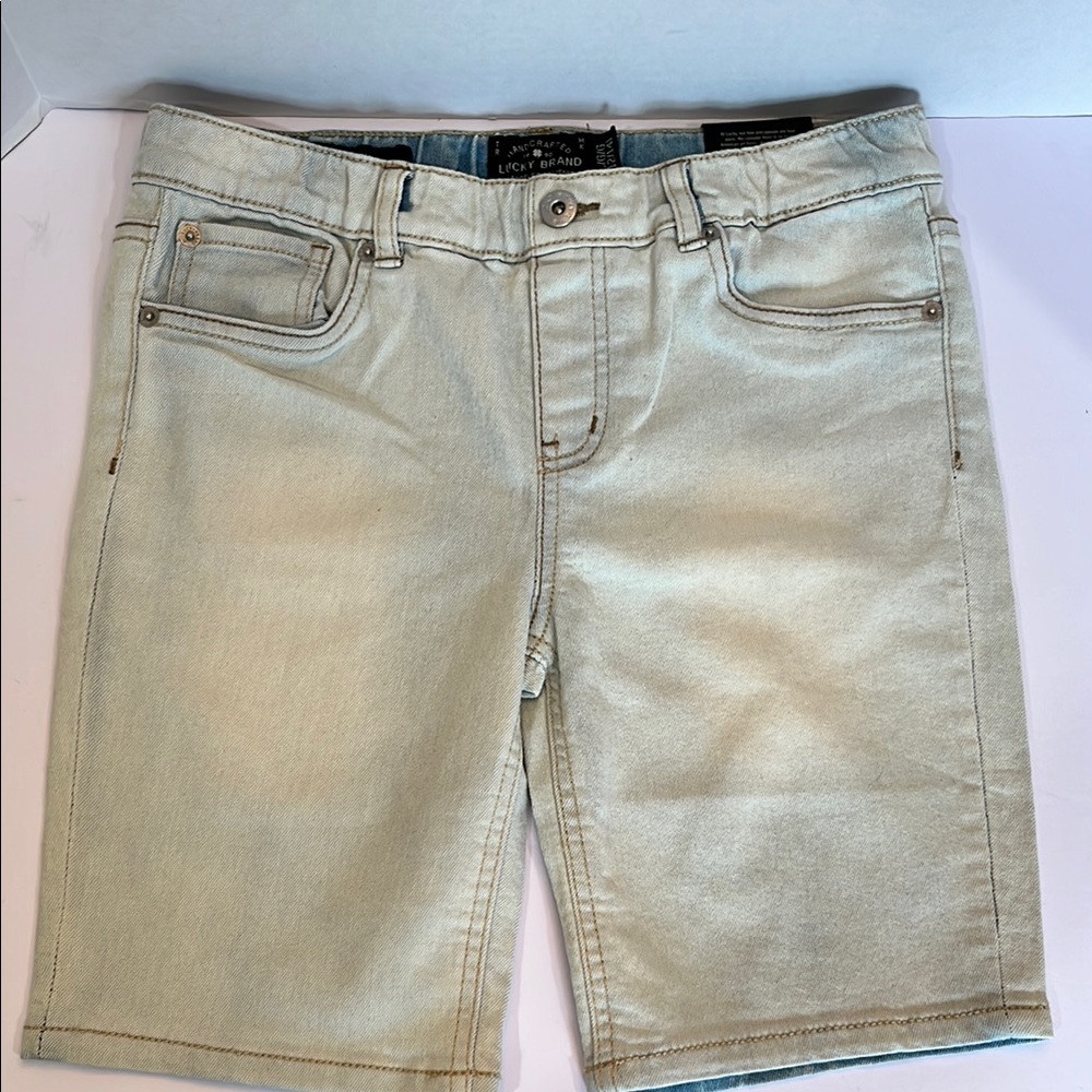 Lucky Brand Light Blue Denim Short Jeggings girls 12/14 NWT spring summer casual